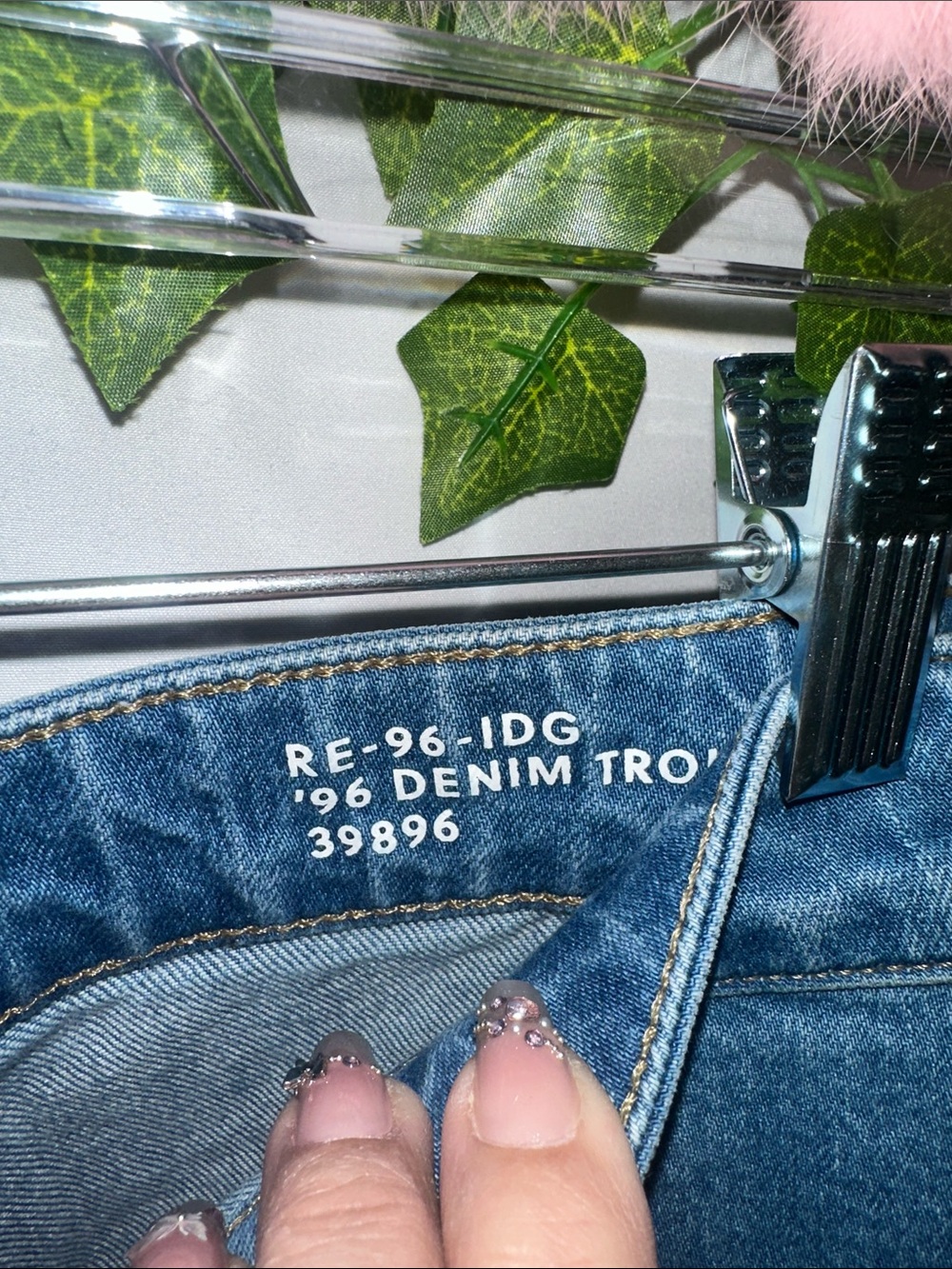 J. Crew Blue Wide-Leg Women's Jeans with Front Patch Pockets - Picture 6 of 7